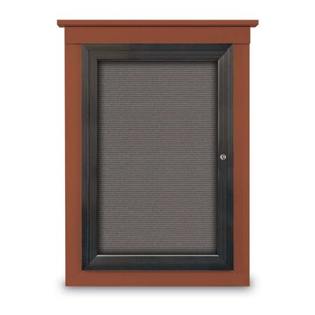 United Visual Products Sliding Glass Door Radius Letterboard, Hdr, 36"x24", White/Black UV9020ACSH3624-WHITE-BLACK
